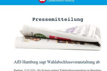 Bild der Petition Nie wieder die AfD im Bürgerhaus in Henstedt-Ulzburg