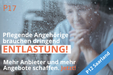 Bild der Petition P12 Pflegende Angehörige fordern Verbesserung der Entlastungs-Verordnung für Saarland!