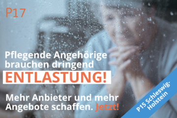 Bild der Petition P15 Pflegende Angehörige fordern Verbesserung der Entlastungs-Verordnung für Schleswig-Holstein!