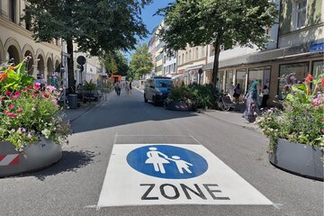 Bild der Petition Für eine dauerhafte Fußgängerzone Weißenburger Straße