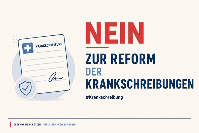 Petition gegen die geplanten Reformen der Krankschreibungen - Online petition