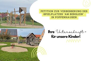 Bild der Petition Petition zur Verbesserung des Kinderspielplatzes "am Berglein" in 97490 Poppenhausen