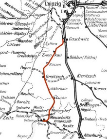 Reaktivierung der Bahnstrecke Gaschwitz Groitzsch (Meuselwitz