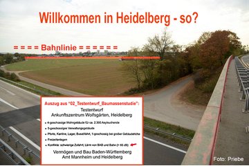 Bild der Petition REFUGEES WELCOME - auch im PHV HEIDELBERG!   KEINE Verlegung in die WOLFSGÄRTEN!