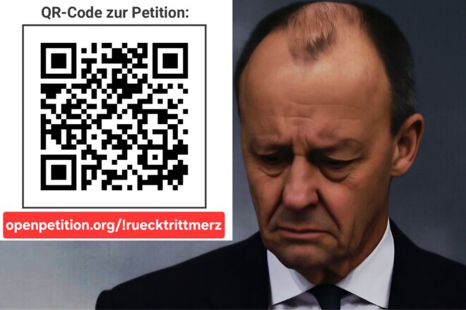 Rücktritt von Friedrich Merz – Kein Kanzler für soziale Gerechtigkeit und Frieden! - Online-Petition