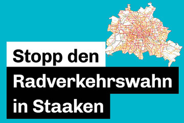 Bild der Petition Staaken nicht abhängen: Bus, Bahn, Auto statt Radverkehrswahn