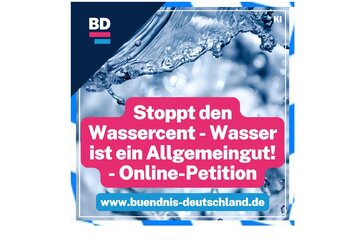 Image of the petition Stoppt den Wassercent – Wasser ist ein Allgemeingut!