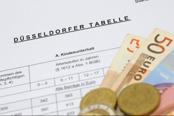 Neues höheres Existenzminimum festgesetzt – Auswirkungen auf Düsseldorfer  Tabelle – Lohnsteigerungen halten nicht Schritt mit Unterhaltserhöhung