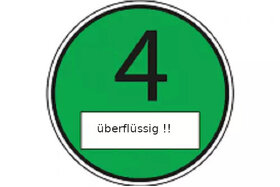 Bild der Petition: weg mit den Umweltaufklebern