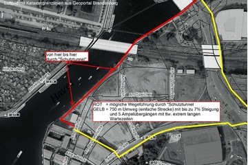 Bild der Petition Wiedereröffnung "Uferweg nördliche Speicherstadt" in Potsdam