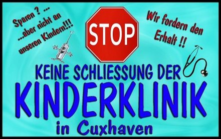Bild der Petition Wir fordern den Erhalt der Kinderklinik in Cuxhaven