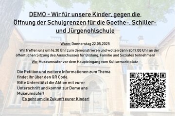 Bild der Petition Wir gemeinsam für unsere Kinder gegen den Ratsantrag, u.a. der CDU Goslar und weiterer Fraktionen