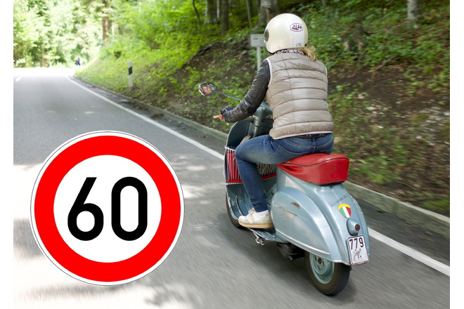 Zulässige Höchstgeschwindigkeit für Kleinkrafträder bis 50ccm von 45 auf  60km/h - Online-Petition