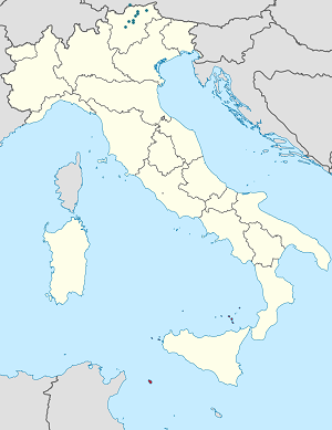 Mappa di Trentino-Alto Adige con ogni sostenitore 