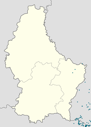 Karte von Luxemburg mit Markierungen für die einzelnen Unterstützenden