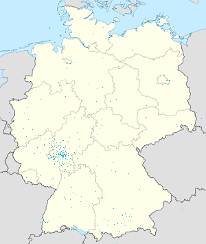 Map of Hochtaunuskreis und Main-Taunus-Kreis with markings for the individual supporters
