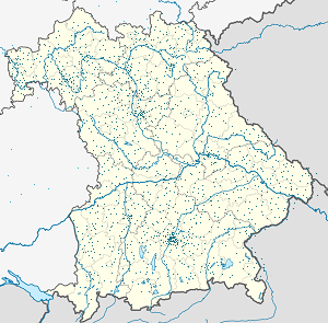 Karte von Bayern mit Markierungen für die einzelnen Unterstützenden
