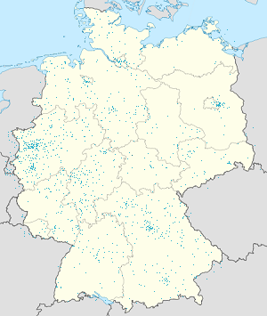 Mapa de Alemania con etiquetas para cada partidario.