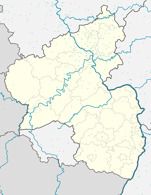 Mapa mesta Neuwied so značkami pre jednotlivých podporovateľov
