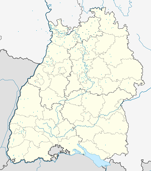 Карта на Neckar-Odenwald-Kreis с маркери за всеки поддръжник