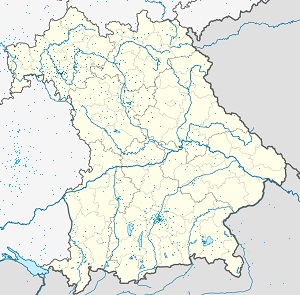 Harta lui Bavaria cu marcatori pentru fiecare suporter