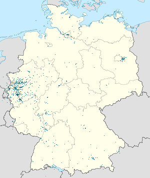 Გერმანია-ის რუკა თითოეული მხარდამჭერის მარკერებით