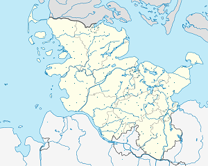 Karte von Schleswig-Holstein mit Markierungen für die einzelnen Unterstützenden