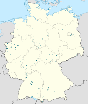 Harta e Gjermania me shenja për mbështetësit individual 