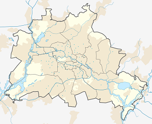 Kort over Friedrichshain-Kreuzberg med tags til hver supporter 