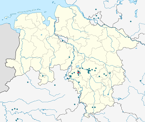 Map of Bad Nenndorf with markings for the individual supporters