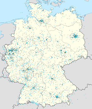 Karte von Deutschland mit Markierungen für die einzelnen Unterstützenden