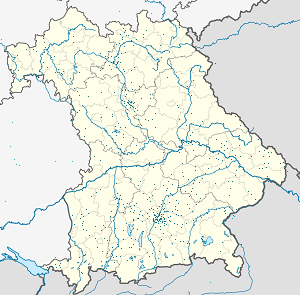 Karte von Bayern mit Markierungen für die einzelnen Unterstützenden