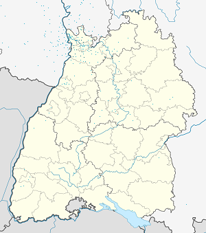 Karta mjesta Rhein-Neckar-Kreis s oznakama za svakog pristalicu
