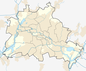 Karte von Charlottenburg-Wilmersdorf mit Markierungen für die einzelnen Unterstützenden