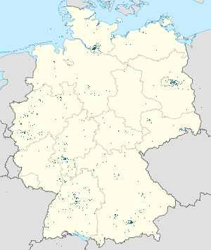 Karte von Deutschland mit Markierungen für die einzelnen Unterstützenden