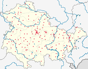 Karta mjesta Tiringija s oznakama za svakog pristalicu