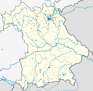 Map of Weidenberg with markings for the individual supporters