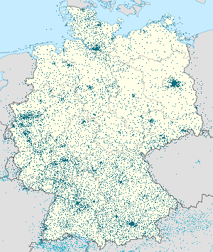 Karte von Deutschland mit Markierungen für die einzelnen Unterstützenden