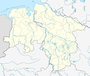 Karta över Landkreis Peine med taggar för varje stödjare