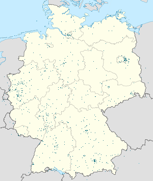 Әрбір қолдаушы үшін маркерлері бар Deutschland картасы