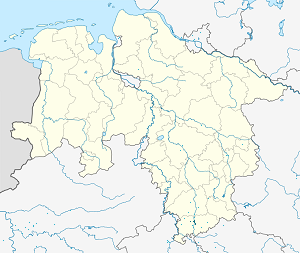 Karta över Göttingen med taggar för varje stödjare
