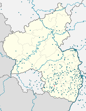 Map of Waldfischbach-Burgalben with markings for the individual supporters