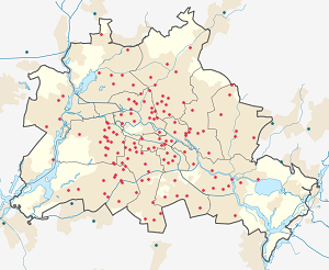 Χάρτης του Βερολίνο με ετικέτες για κάθε υποστηρικτή 