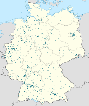 Harta e Gjermania me shenja për mbështetësit individual 