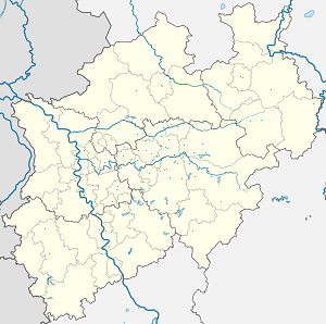 Harta lui Fröndenberg/Ruhr cu marcatori pentru fiecare suporter