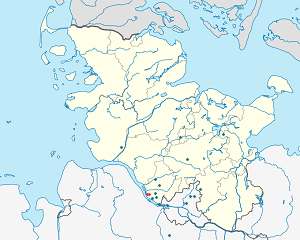 Latvijas karte Haseldorf ar atzīmēm katram atbalstītājam 