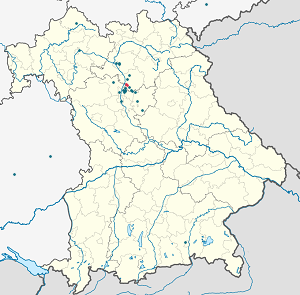 Biresyel destekçiler için işaretli Baiersdorf haritası