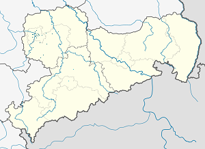 Landkreis Leipzig žemėlapis su individualių rėmėjų žymėjimais