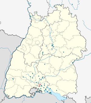 Karte von Engen mit Markierungen für die einzelnen Unterstützenden