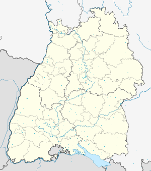 Kaart van Landkreis Konstanz met markeringen voor elke ondertekenaar